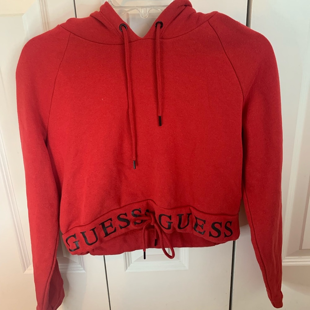 GUESS CROPPED HOODIE